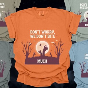 Comfort Colors® Retro Zombie Halloween Shirt | Halloween Zombie Graphic Tee | Funny Crewneck Shirt | Fall Shirt | Zombie Shirt | Group Shirt
