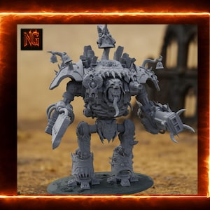 Plague-Forged War Titan – Corrupted Knight Mech Kit