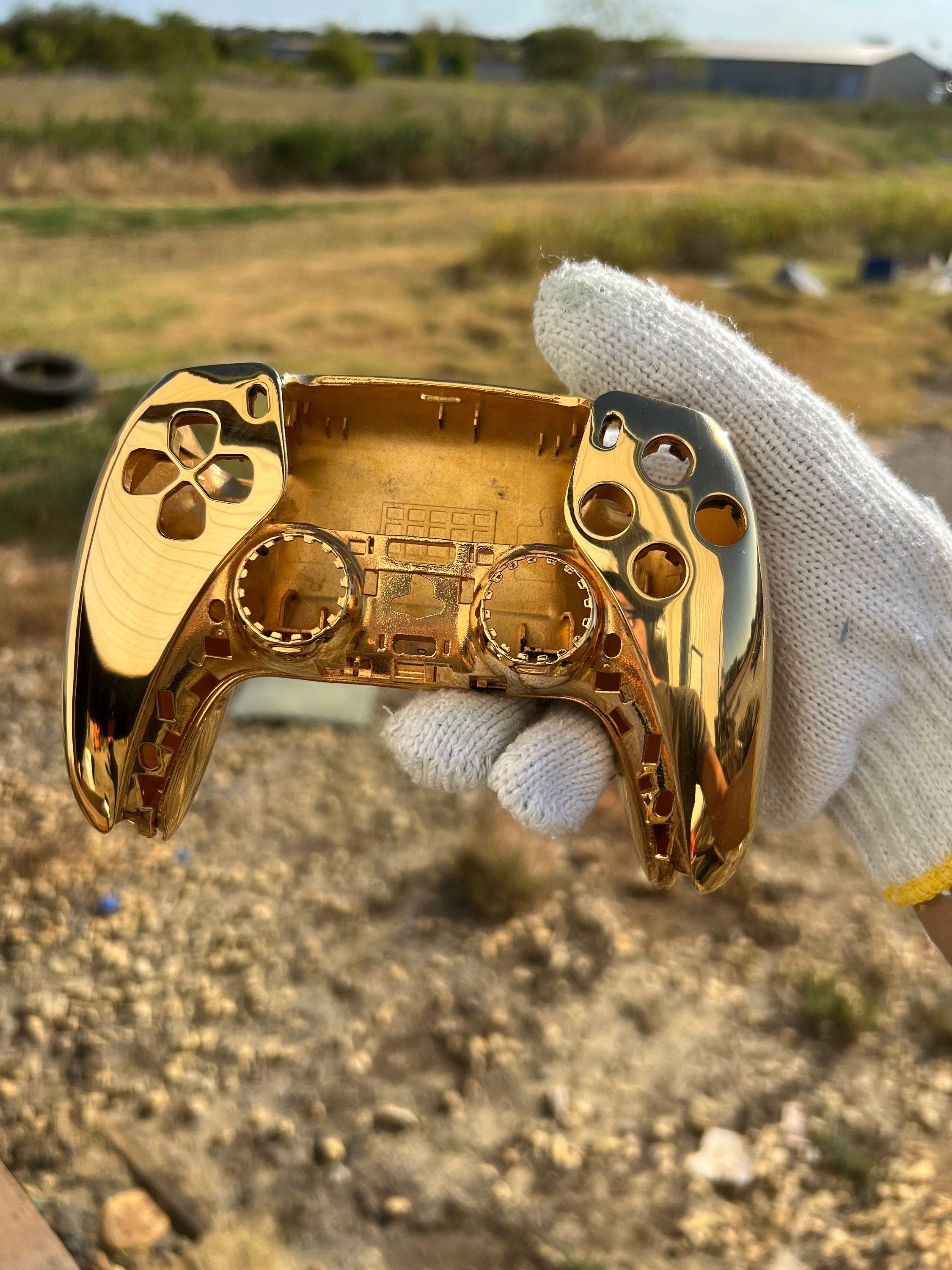 24K Gold Plated PS5 Controller Shell Etsy