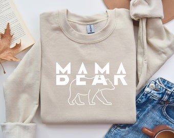 Mama Bear Sweatshirt, Boy Mama Sweatshirt, Mama Bear Crewneck, Mum Sweater, Mama Bear Shirt, Mama Bear Crewneck, First Time Mom Gift