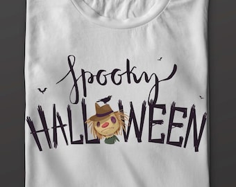 Spooky Halloween SVG | Spooky Season SVG | Retro Halloween SVG | Kids Halloween svg | Bat svg | Free svg for Cricut, Cameo Silhouette