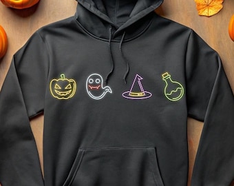 Halloween-Geist Neon Png, Kokette Halloween Neon Png, Halloween Mama Png, Gruselige Saison Png, Social Club Png, Girly Kokette Bogen Png, Neon