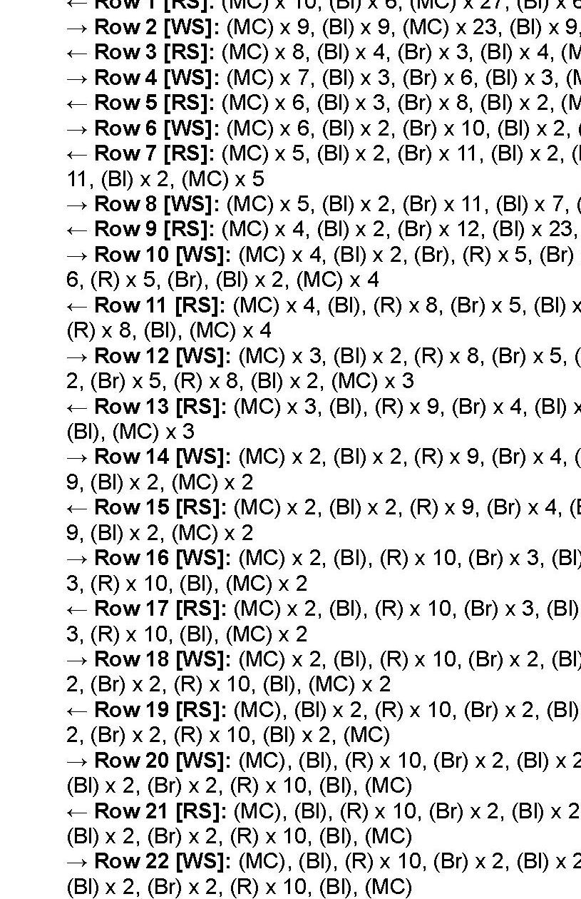 Beagle Dog Knitting Chart, Long-eared Pup, PDF Instant Download, Floppy ...