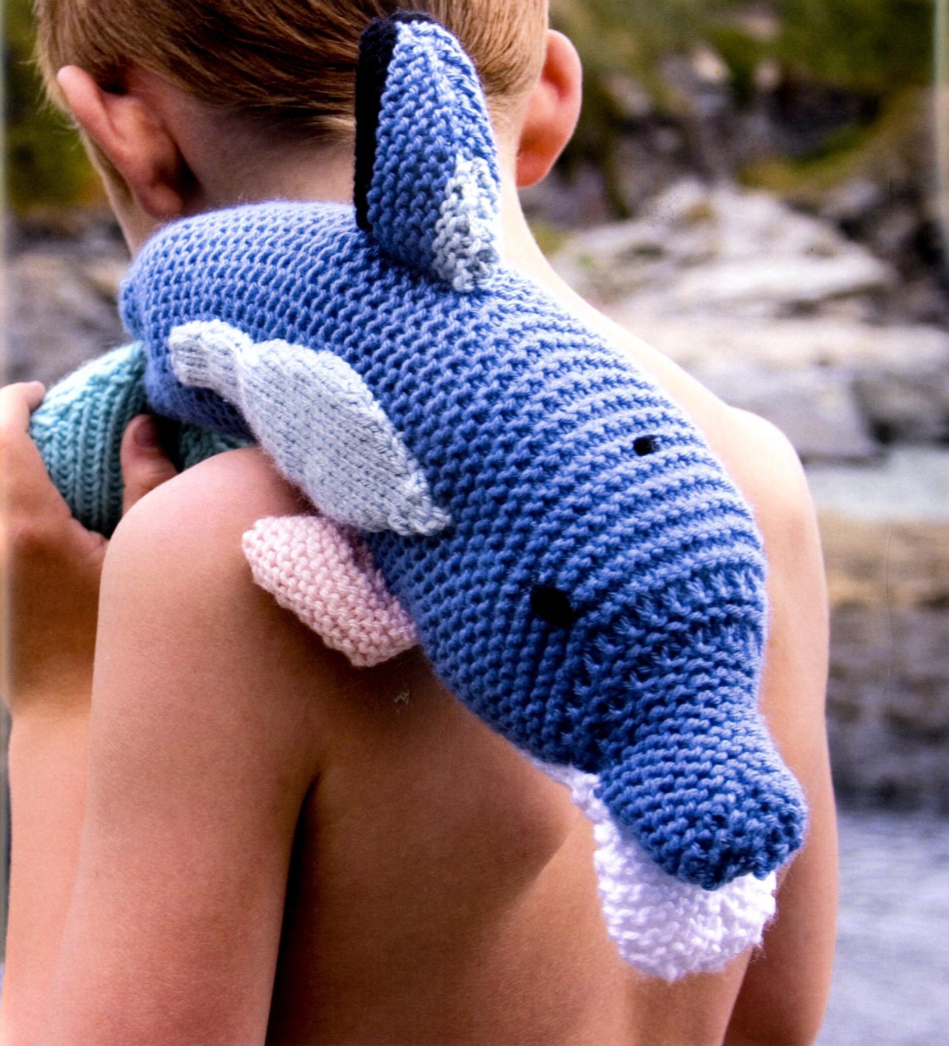 KNITTING PATTERN Knit Dolphin Waterworld Sea Fish Soft Beach