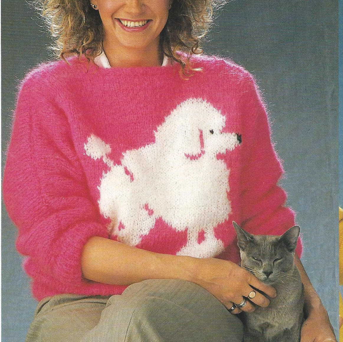 Poodle Sweater Etsy UK