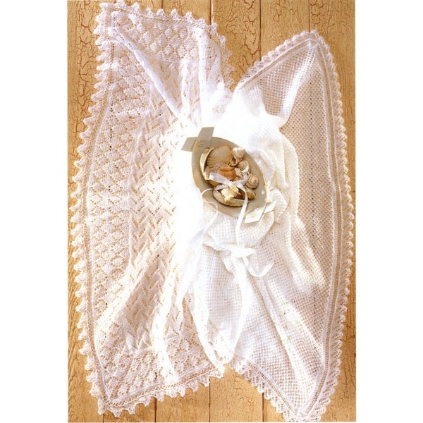 Vintage KNITTING PATTERN PDF download womens chevron pattern shawl mesh lace patterned shawl knit tutorial 2 ply wedding bridal cover up