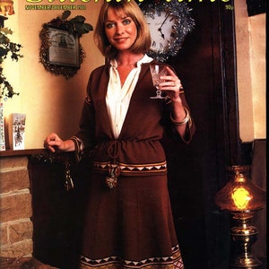 Vintage 80s magazine &quot;Stitchin&#39; time nov/dec 81&quot; PDF instant download kniting machine patterns knit Brother KnitMaster Silver Reed Passap