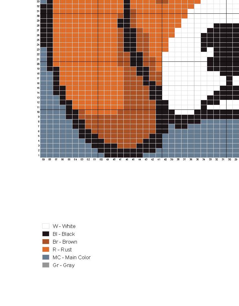 Beagle Dog Knitting Chart, Long-eared Pup, PDF Instant Download, Floppy ...