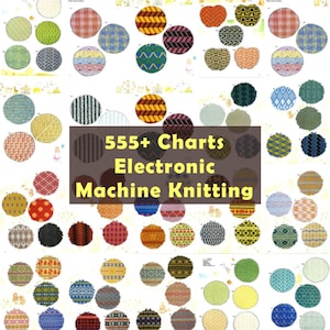 555+ Strickschriften Maschenwelt Musterbuch 196 Seiten Pdf e-stricken mit Brother Strickmuster Anleitungen Lace Fair Isle Weben Stecken
