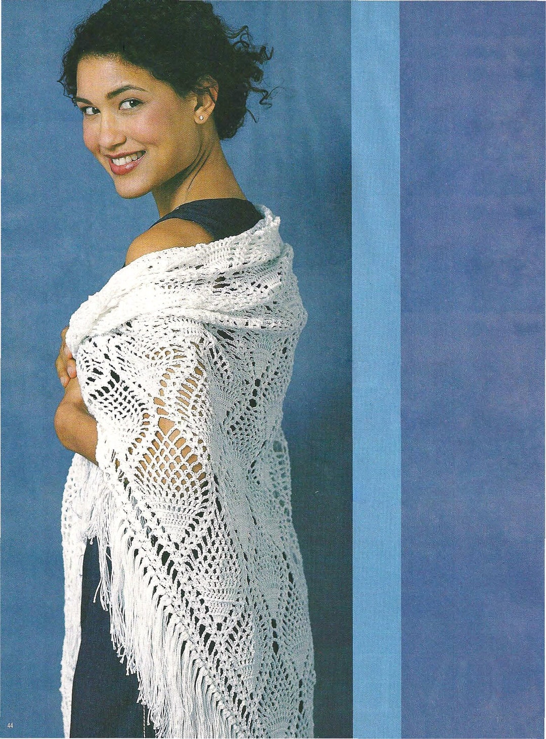 Forcella Uncinetto Schemi Scialle Con Forcella Sciarpa Scialle