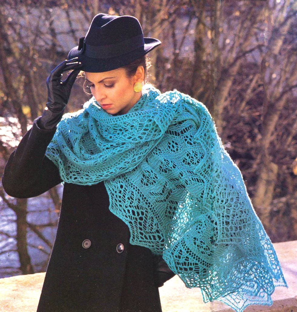 shoulder shawl knitting pattern