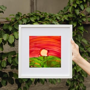 Sun Decor Gift - Sun Decoration - Sunrise Art - Sunrise Print - Sun Print - Original Art Print - Wall Decor - Art Print - Wall Art
