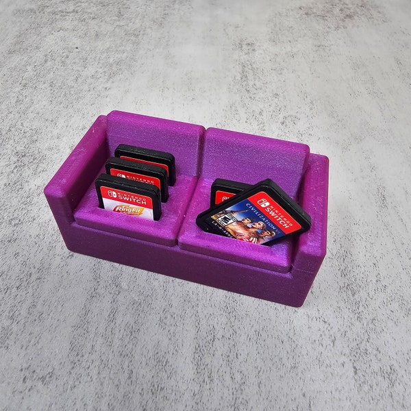 Mini Sofa for Nintendo Switch Games - Video Game Storage - Organizer - Gamer Gift