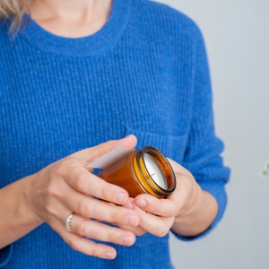 A Cozy Embrace of Warm Spices, Creamy Vanilla & Rustic Cedarwood: Hand-Poured Autumnal Soy Candle image 5