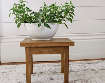 White Oak Step Stool