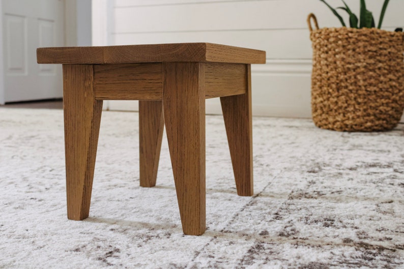 White Oak Step Stool - Etsy