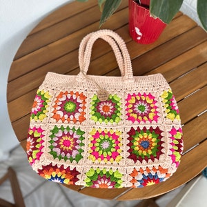 Gıft Bag /Hand Woven Bag/Handmade Bag/Crochet Bag/Knitted Bag/Hand Knitted Bag/Luxury Bag/Womens Bag/Designer Bag/Shoulder Bag /Multi color