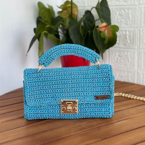 Handgeweven tas/handgemaakte tas/gehaakte tas/gebreide tas/handgebreide tas/luxe tas/damestas/designertas/schoudertas/kerstcadeau