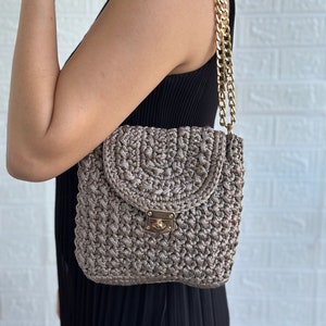 Handgeweven tas/handgemaakte tas/gehaakte tas/gebreide tas/handgebreide tas/luxe tas/damestas/designertas/schoudertas/kerstcadeau