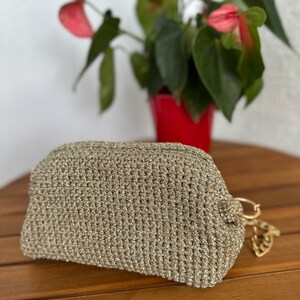 Handgeweven tas/handgemaakte tas/gehaakte tas/gebreide tas/handgebreide tas/luxetas/damestas/designertas/schoudertas