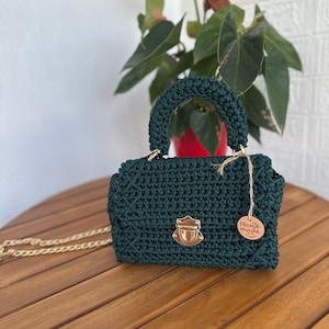 Gıft Bag /Hand Woven Bag/Handmade Bag/Crochet Bag/Knitted Bag/Hand Knitted Bag/Luxury Bag/Womens Bag/Designer Bag/Shoulder Bag /