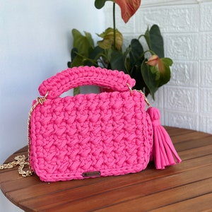 Gıft Bag/Hand Woven Bag/Handmade Bag/Crochet Bag/Knitted Bag/Hand Knitted Bag/Luxury Bag/Womens Bag/Designer Bag/Shoulder Bag/Christmas Gift