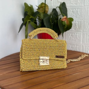 Handgeweven tas/handgemaakte tas/gehaakte tas/gebreide tas/handgebreide tas/luxe tas/damestas/designertas/schoudertas/kerstcadeau