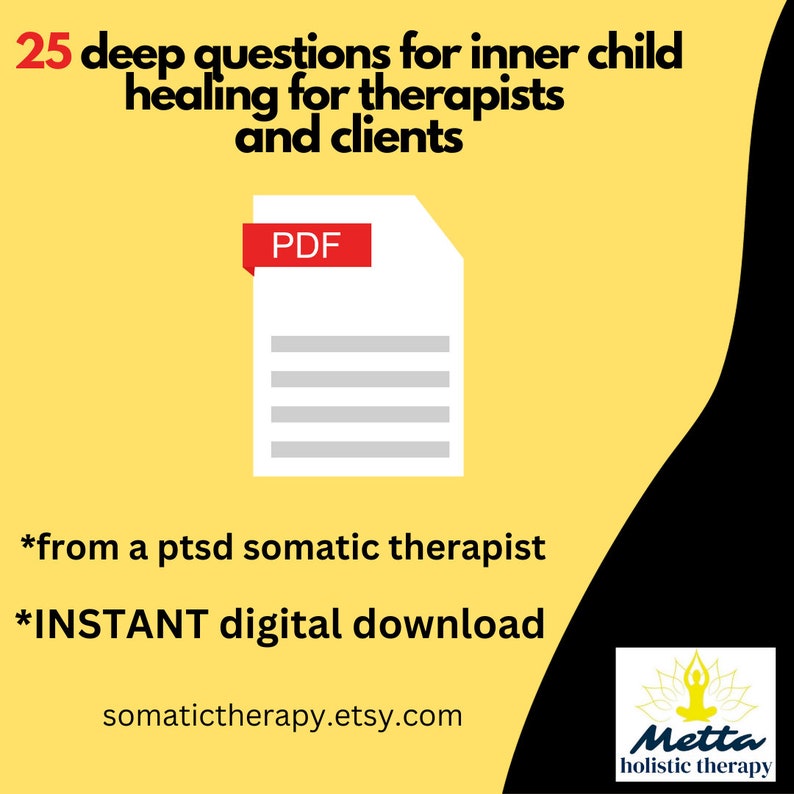 Inner Child Questions Inner Child Questions for Healing and Exploration for Therapists ...