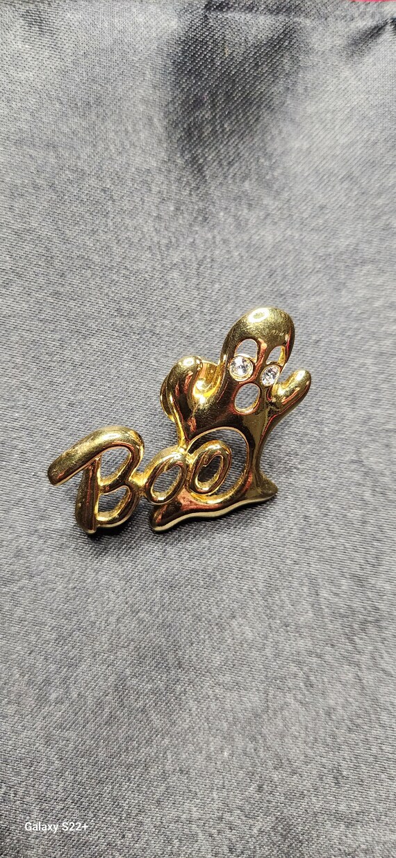 Boo Halloween Ghost Pin Tie Tack