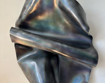 Holografische muursculptuur: thermogevormd plexiglas muursculptuur | Iriserende abstracte sculpturale muurkunst