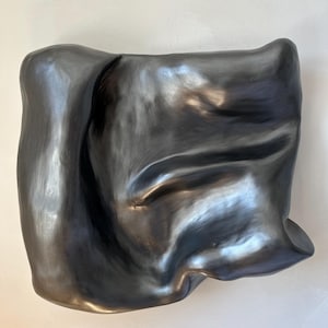 Wall Sculpture 3D Wall Art | Gallery Wall Art |  Metal Wall Decor | Sculptural Wall Art Chrome | Plaster Wall Art | Original Artwork