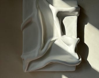 3D-muurkunst | Wandsculptuur | Muurkunst met textuur | Wabi Sabi-muurkunst | Japanse muurkunst | Keramische muurkunst | MCM-muurkunst