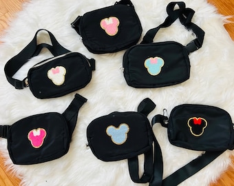 Disney Disney Crossbody, Disney Geldbörse, Disney Gürteltasche, Disney Fanny Pack, Micky und Minnie, Disney Patch, Disney Reisetasche