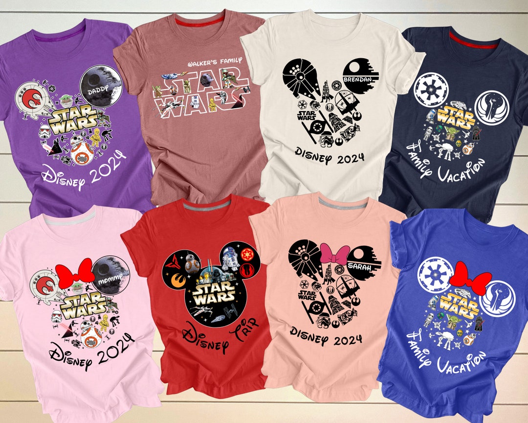Disney Star Wars Trip Shirts, Disney Star Wars Family Shirts, Disney ...