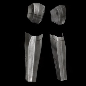 Shin Hati Greaves -Digital 3D model for 3D Printing ( STL Download ) Legs, Knee, Armor, Armour, Cosplay, Costume, Ahsoka, Dark Jedi