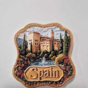Souvenir 3D Fridge Magnet Spain 3D Refrigerator Magnet Spain 3D Fridge Magnet Decoration Travel Travel #travel