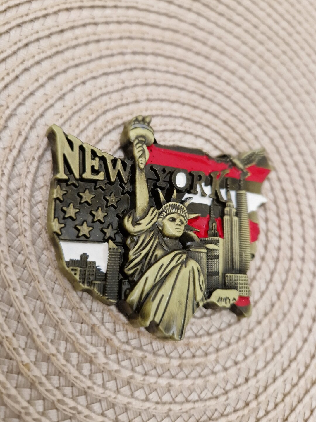 New York USA 3D Wall Street Bull Fridge Magnet Nigeria