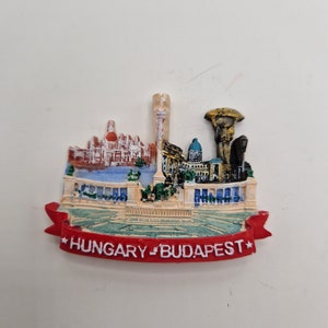 Pamiątka 3D lodówka Budapeszt Węgry 3D magnes na lodówkę dekoracja Węgry Ungaran Travel Reisen
