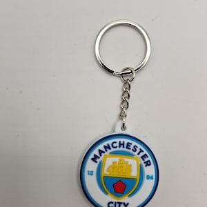 Keyring Football Team Manchester City England Keyring Keychains Man.City United Kingdom Premier League