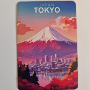Souvenir fridge magnet Tokyo Japan Refrigerator Magnet Fridge Magnet Tokyo Japon Decoration Travel