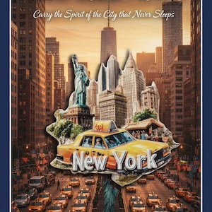 Souvenir 3D Kühlschrank Magnet New York USA 3D Fridge Magnet United States Dekoration Travel Geschenke Home Dekor Sammeln Reisen
