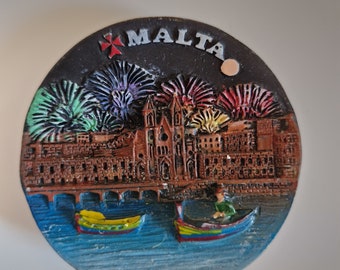 Magnete da frigorifero 3D souvenir Malta Magnete da frigorifero 3D Decorazione da viaggio