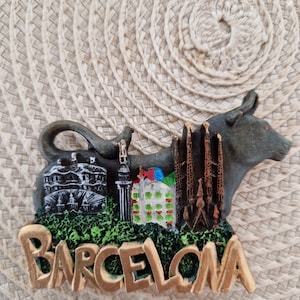 Souvenir 3D Fridge Magnet Barcelona Spain 3D Fridge Magnet Spain Decoration Travel Travel Gifts