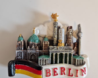 Aimant de réfrigérateur 3D Souvenir Berlin Allemagne Aimant de réfrigérateur 3D Allemagne Décoration Voyage