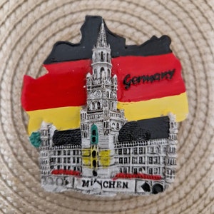 Souvenir 3D fridge magnet Munich Germany 3D Fridge Magnet Germany Decoration Travel Gifts