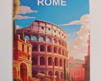 Souvenir fridge magnet Rome Italy Refrigerator Magnet Fridge Magnet Rome Italy Decoration Travel