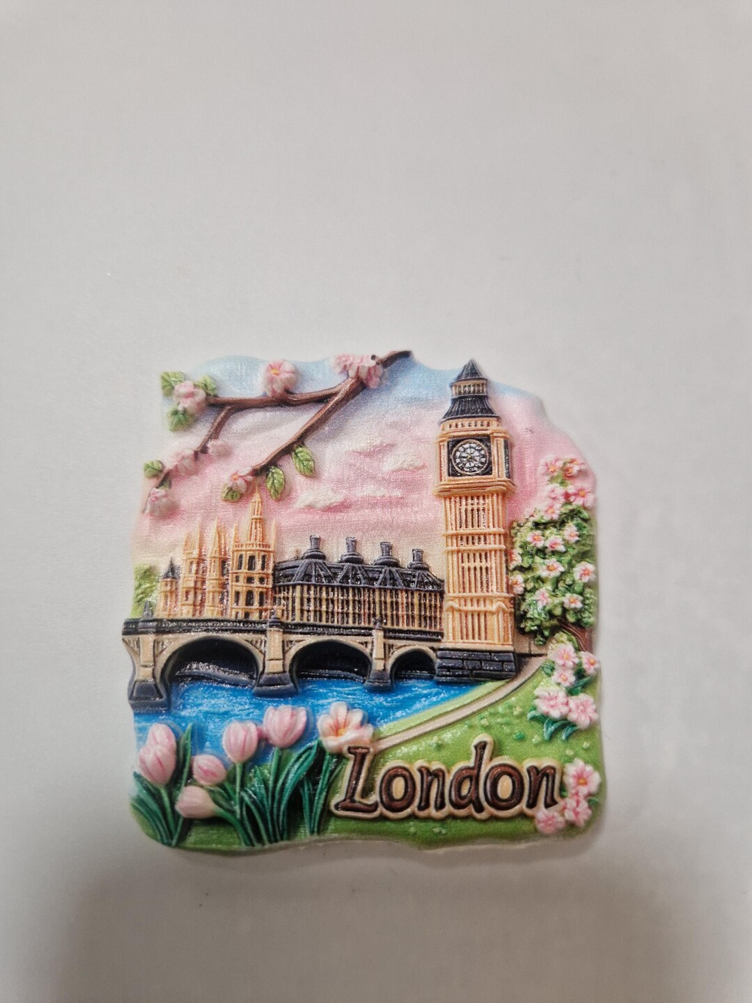 Calamita 3D Londra In Metallo – Souvenir Da Viaggio, Magnete Per Frigo Originale, Decorazione Casa E Ufficio, 7x5 Cm - 3