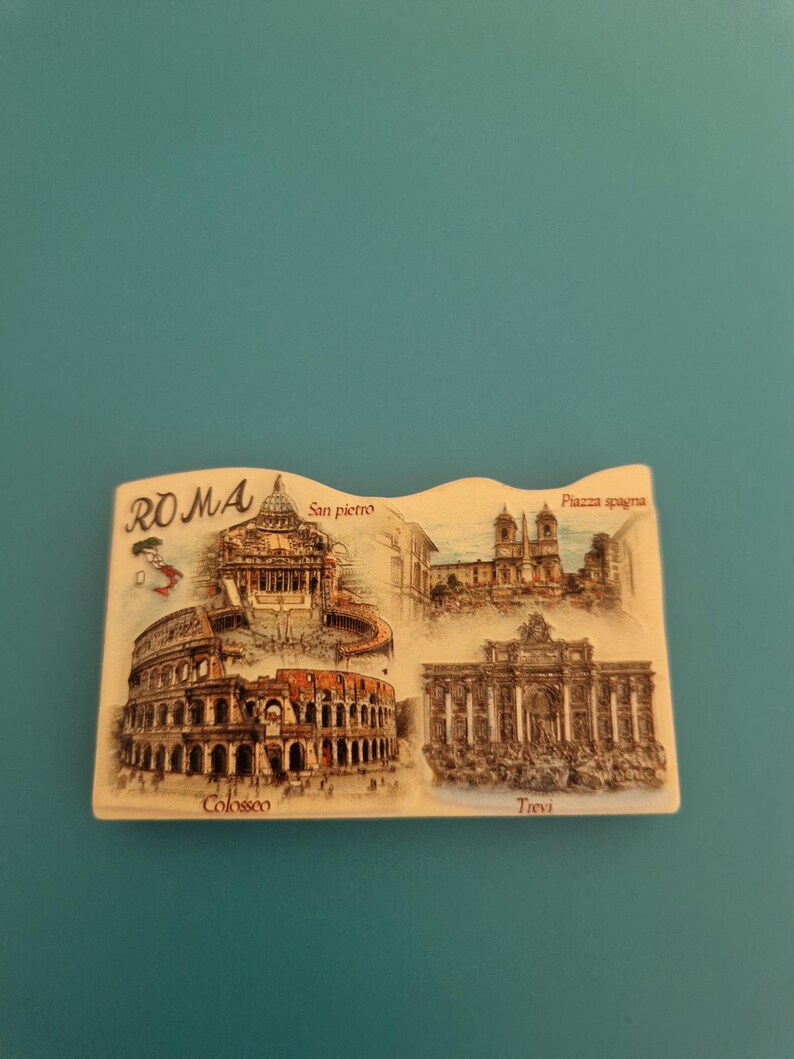 Souvenir 3D Fridge Rome Italy 3D Refrigerator Rome Italy