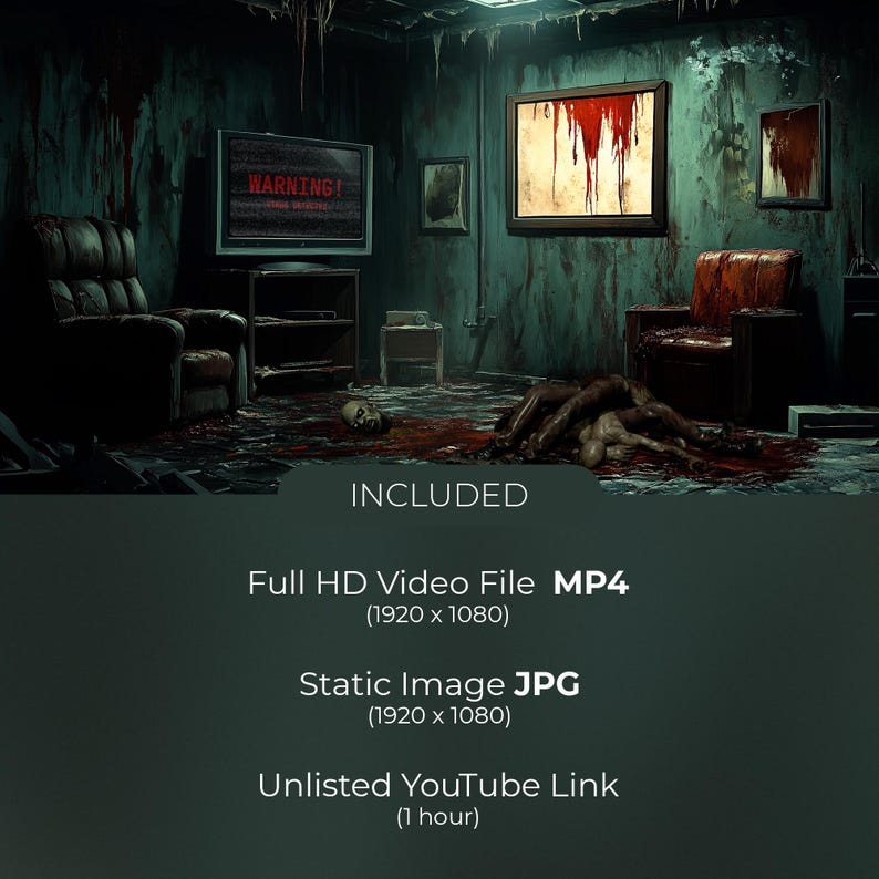 Animated Background, Dead Zombies, Horror Virus Room, Zombie Apocalypse ...