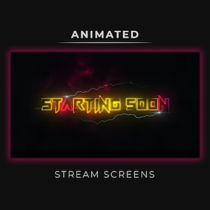 Cyber Stream Overlay, Cyber Glow, Stream Screen, Neon Overlay Set, Electric Stream, Twitch Stream Obs Background Overlay